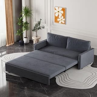 Velvet Queen Pull out Sofa Bed, 3-in-1 Convertible Sleeper Sofa - Bed ...