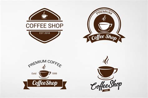 Vintage Coffee Logo | Creative Logo Templates ~ Creative Market