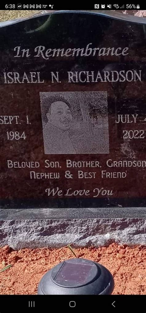 Laser Engraved Black Granite Headstone 16x18, Personalized Custom ...