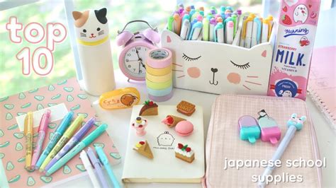 Top 10 Japanese stationery you didn't know you needed 🍰 - YouTube