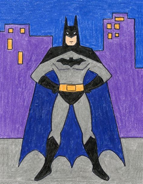 How to Draw Batman | Batman Coloring Page