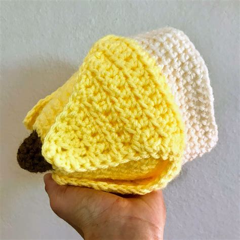 Fun Banana Crocheted Chalk Bag Pattern - Etsy