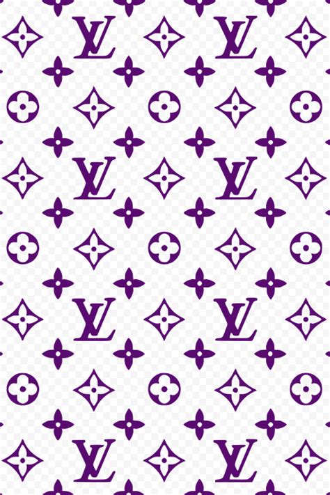 Lv Louis Vuitton Purple Pattern PNG | Citypng