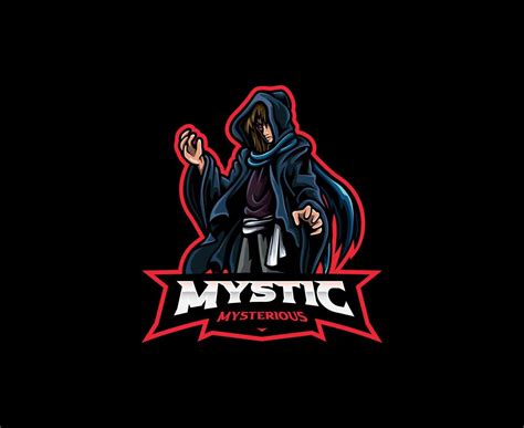 Mysterious man mascot logo design. Vector illustration Mysterious man in robe. Logo illustration ...