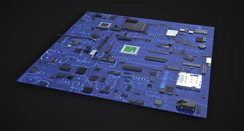 3D circuit board model - TurboSquid 1152454