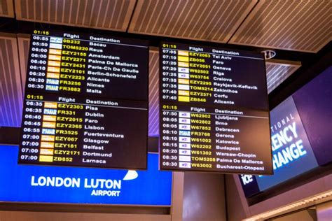 Luton Airport Departures Today - Live Updates and Times