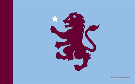 HD wallpaper: Fly the Flag for Villa-Aston Villa 2013 HD Wallpap.., maroon lion logo | Wallpaper ...