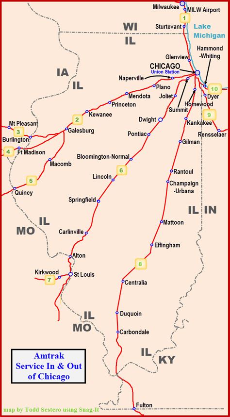 Amtrak Pere Marquette Service out of Chicago