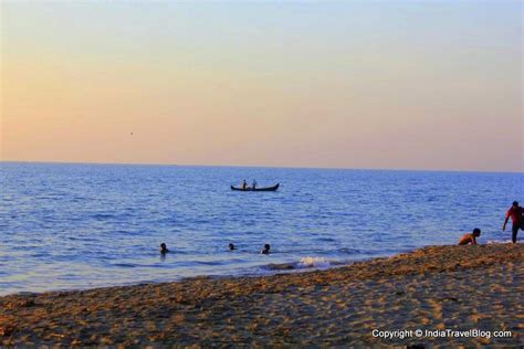 Safe swimming in Kuzhupilly Beach