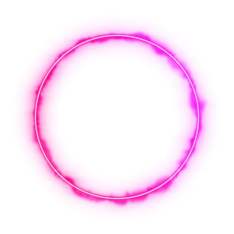 Neon Circle, Neon Circle Border, Neon Circle Effect, Neon PNG and Vector with Transparent ...