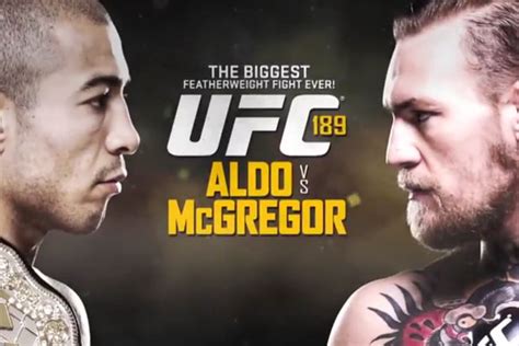 BREAKNIG NEWS: Conor McGregor vs. Jose Aldo UFC 189 Title Fight ...