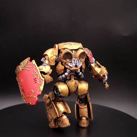 Legio custodes galatus dreadnought painted | Etsy