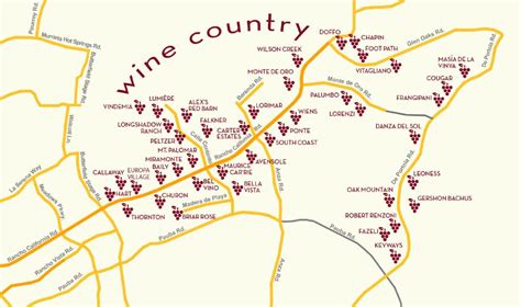 Temecula Winery Map and Directions - Temecula CA