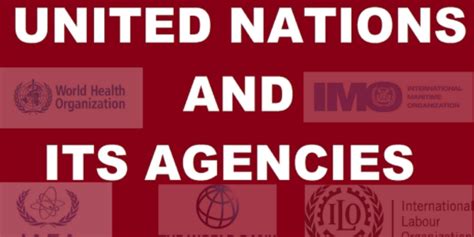 AGENCIES OF UNITED NATIONS | UNITED NATIONS SUBSIDIARIES - Spark Notes