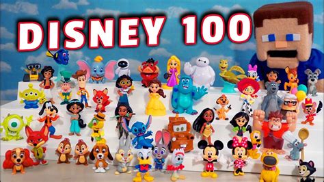 Disney 100 Figures SETS!! Just Play 2023 Unboxing - Puppet Steve - YouTube