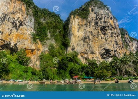 Phra Nang Beach, Krabi, Thailand Stock Image - Image of andaman, asia ...