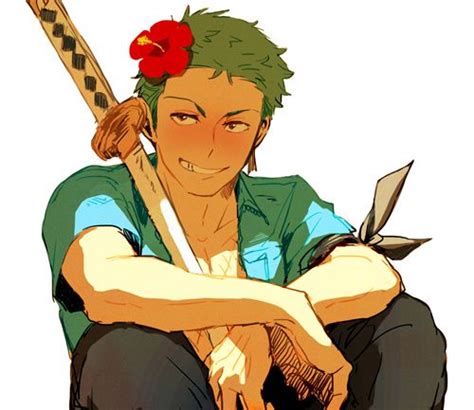 He looks young here lol ^_^ | Zoro one piece, One piece fanart, One ...