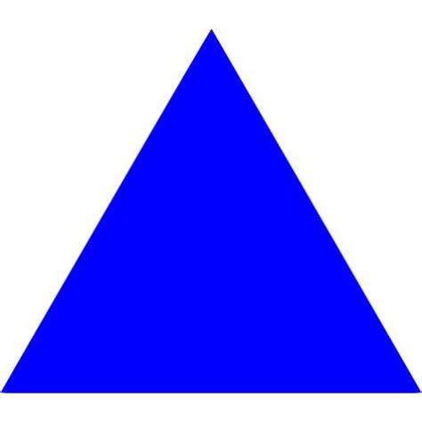 Blue Triangle Clip Art - ClipArt Best