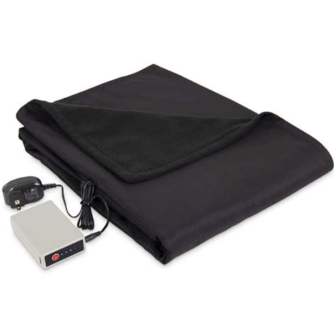 Serta MicroFleece Battery Electric Heated Warming Throw Blanket - Walmart.com - Walmart.com