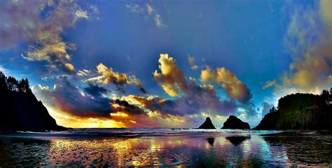 "Oregon Coast Sunset" by Charles & Patricia Harkins ~ Picture Oregon ...