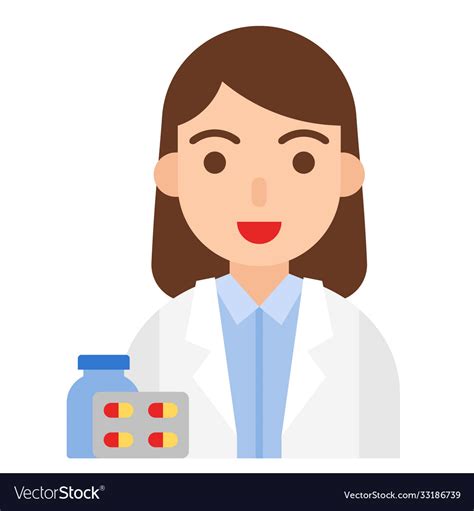 Pharmacist icon profession and job Royalty Free Vector Image