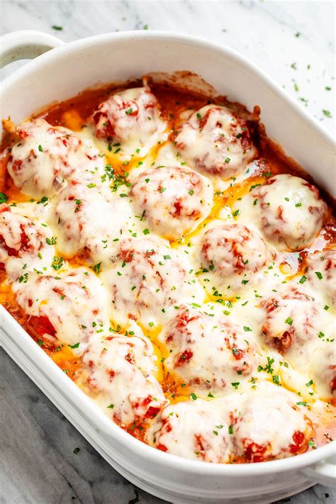 Cheesy Meatballs Casserole Recipe – Low Carb Meatballs Casserole Recipe — Eatwell101