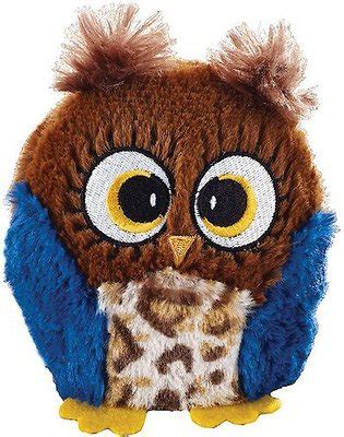 Ethical Pet Hoots Owl Plush Dog Toy, Color Varies, 4.75-in - Chewy.com