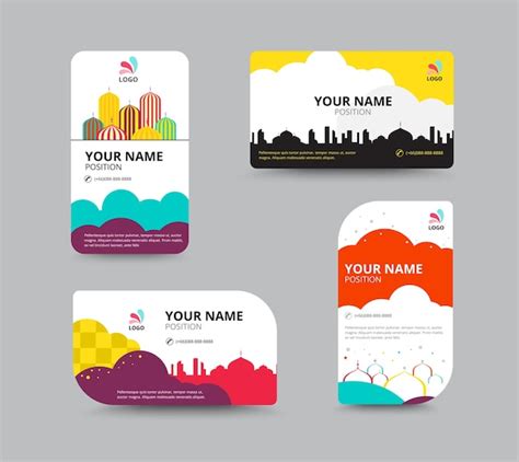 Premium Vector | Business contact card