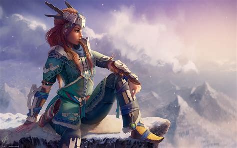 Horizon Zero Dawn Aloy Artwork Wallpaper, HD Games 4K Wallpapers ...