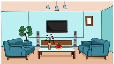 living room sketch illustration hand drawn animation transparent Motion Background - Storyblocks