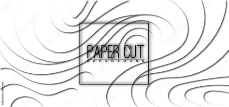 abstract paper wave layer cut background. Paper art style of cover design for business banner ...