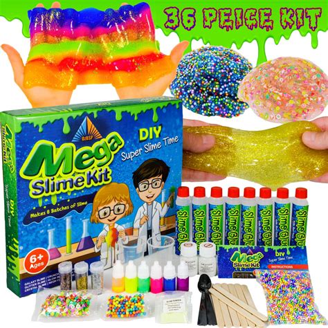 OzBSP Everything to Make DIY Slime Kit with Glue and Borax - Walmart.com