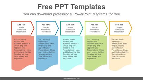 Communication flow chart Powerpoint slide Design Template for free