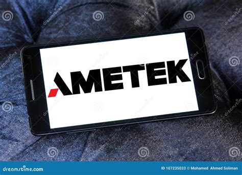 Ametek company logo editorial stock photo. Image of motto - 107235033