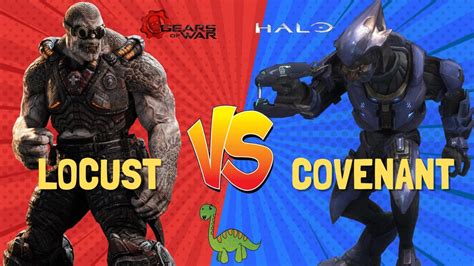 LOCUSTS (Gears of War) VS COVENANT (Halo) | ¿Quién GANARÍA ...