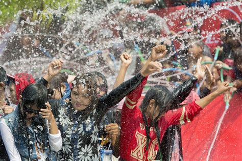 Water Festival 2012 in Myanmar Editorial Photo - Image of bucket ...