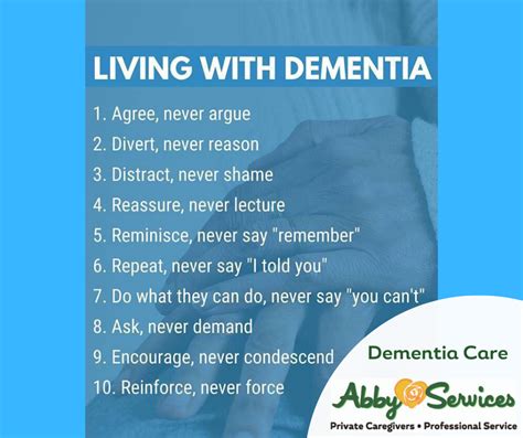 Dementia Care: 5 Tips You Need To Know | ABBY SERVICES In-Home Care