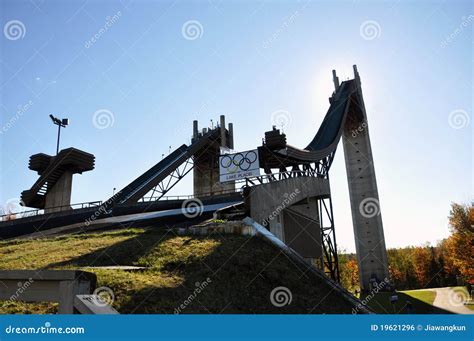 Ski Jump In Lake Placid Olympic Jumping Complex Editorial Photo - Image ...