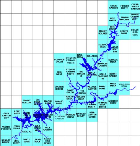 Lake Powell Map Pdf - Infoupdate.org