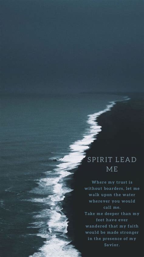 Christian Song iPhone Wallpaper “Oceans” | Christian song quotes ...