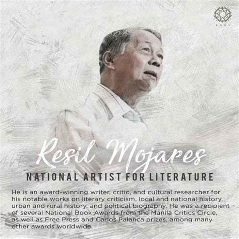 Resil Mojares: National Artist For Literature - The Philippines Today