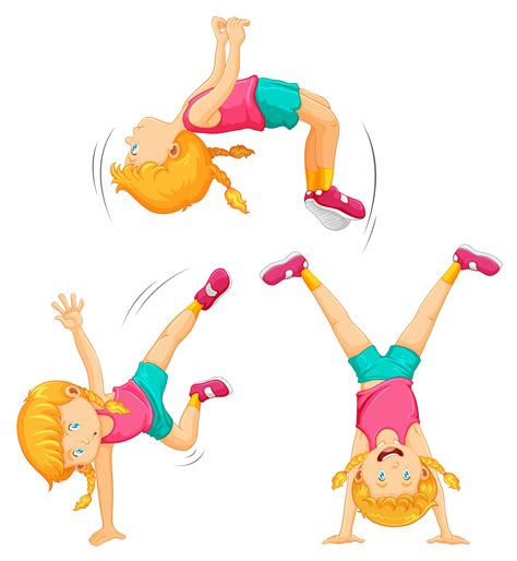 An Energetic Girl Work Out 419917 Vector Art at Vecteezy