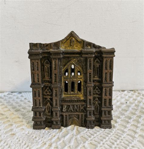 Cast Iron Bank - Vintage Recycled