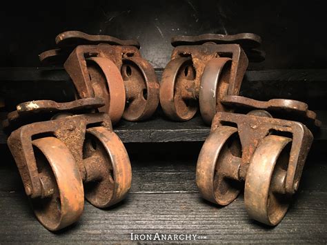 Vintage Industrial Cart Wheels — Iron Anarchy