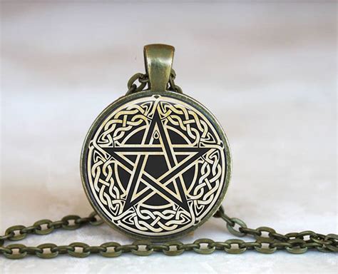 Celtic Pentagram Necklace Celtic Pentagram Jewelry Celtic | Etsy