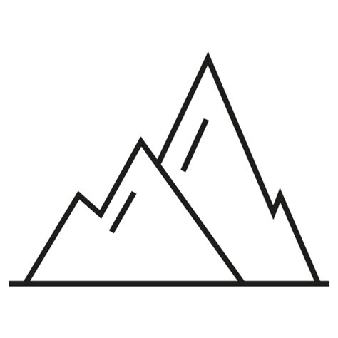 Mountain Generic outline icon