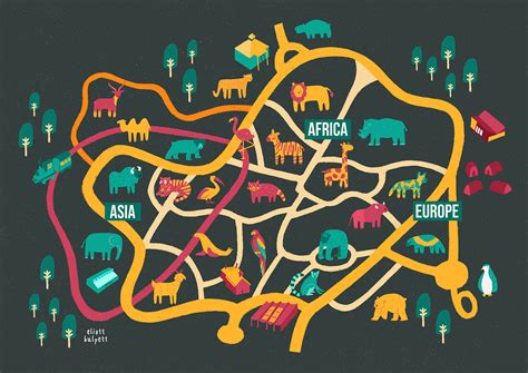 Zoo Map on Behance