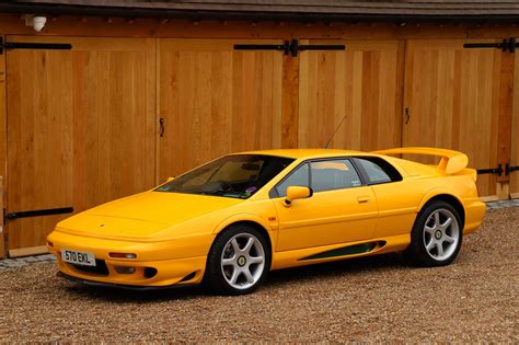 Lotus Esprit Twin-Turbo V8 GT, 2000. One owner from new. Superb in pearlescent Norfolk Mustard ...