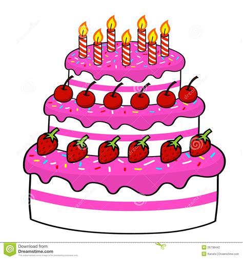 Birthday Cake Drawing - Free Birthday Cake Drawing, Download Free Clip Art, Free ... : Download ...