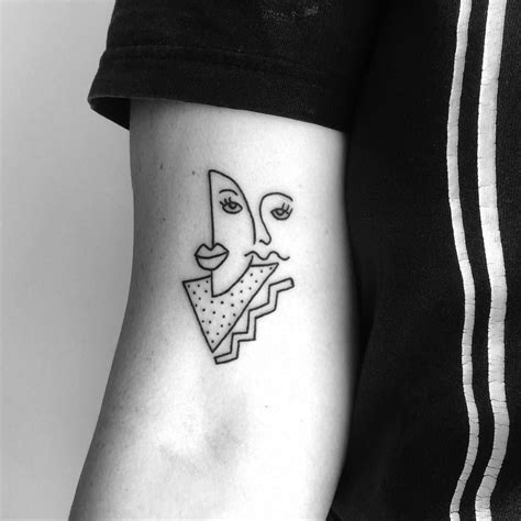 Les tatouages minimalistes surréalistes inspirés de Picasso et autres ...